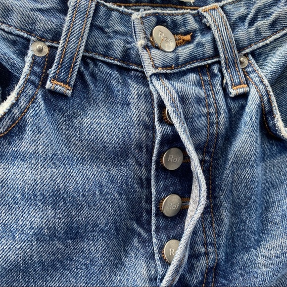 Reformation Mid Rise Crop Flare Jeans - Dark Stone - Picture 7 of 14